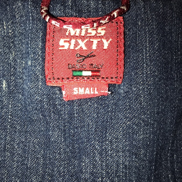 Miss Sixty denim vest small - Picture 6 of 6